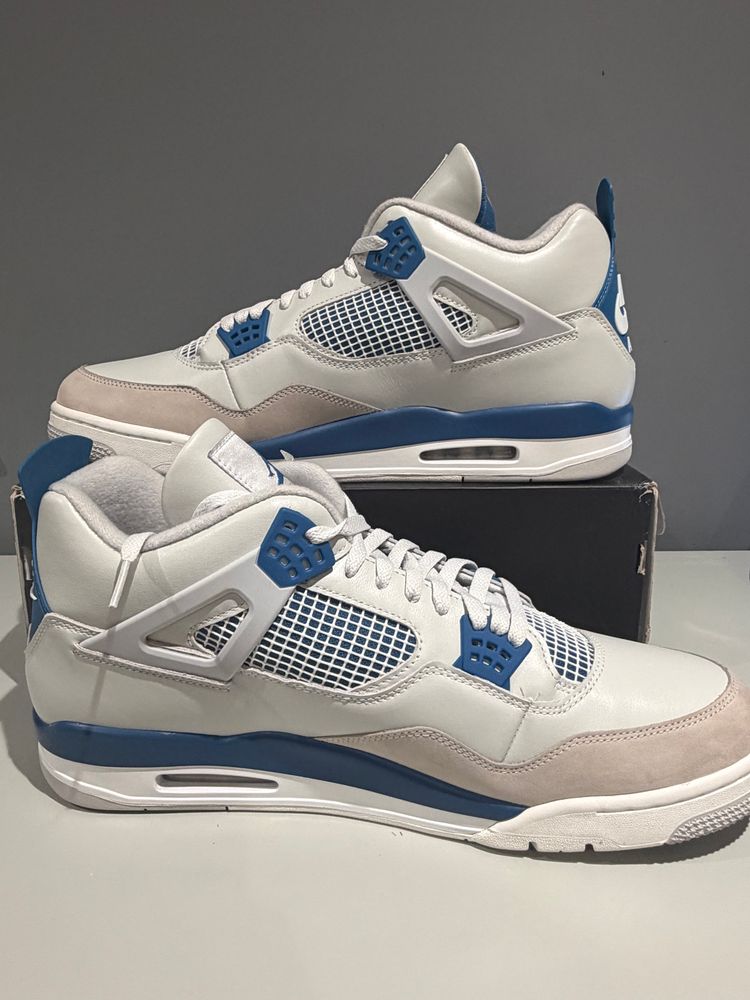 Jordan 4 Retro Military Blue UK 17 imagen 2