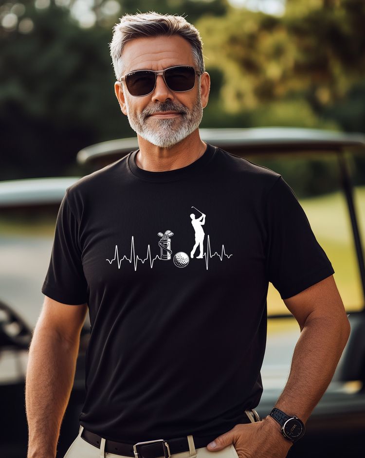 Heartbeat Golf 3 T Shirt AU image 5