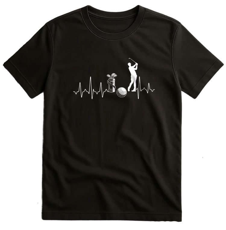 Heartbeat Golf 3 T Shirt AU image 1