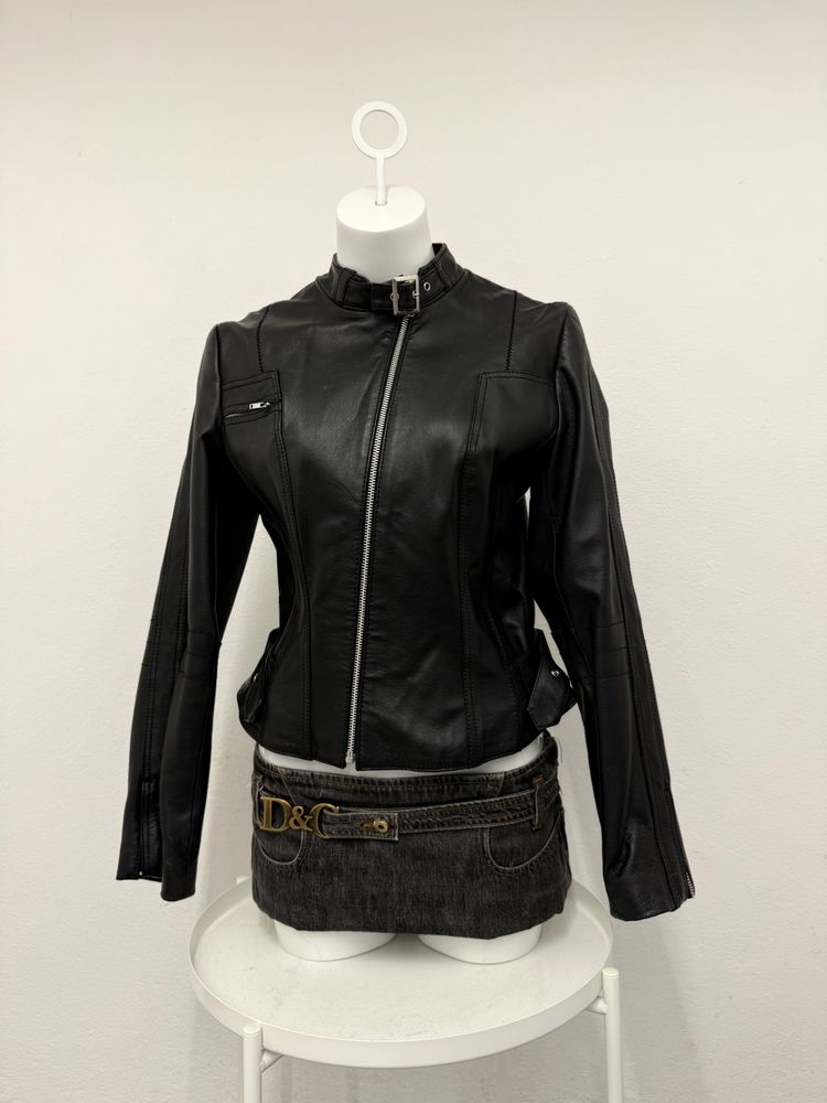 Leather Buckle Jacket (UK12)