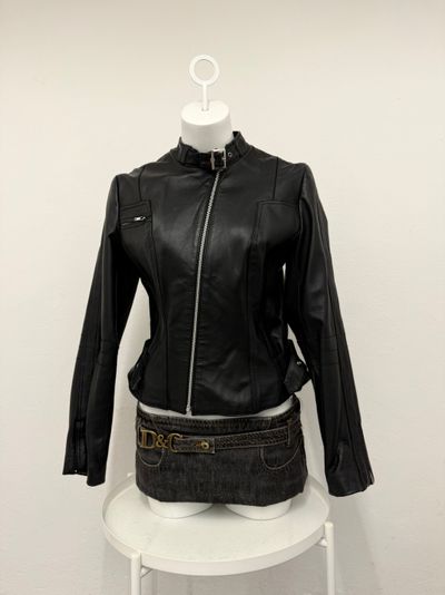 Leather Buckle Jacket (UK12)