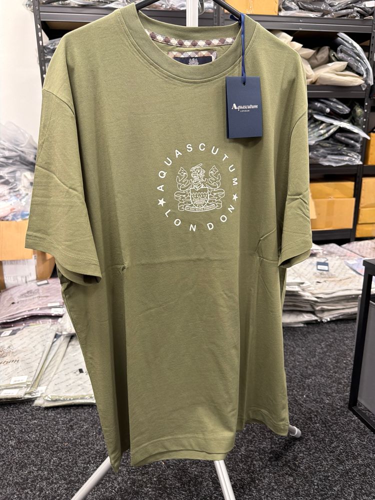 Green AQUASCUTUM tee brand new Taq36 