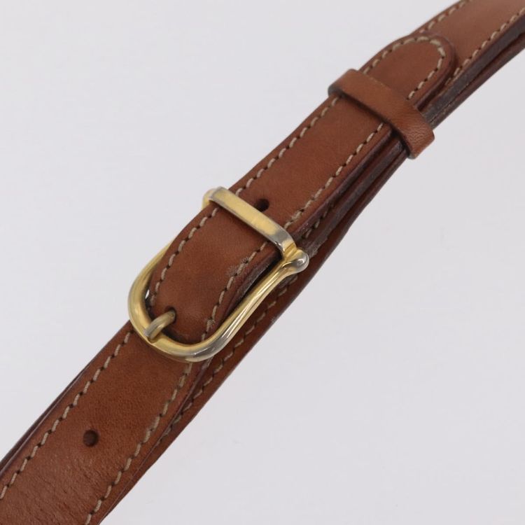 CELINE Macadam Shoulder Bag PVC Beige Gold Tone Auth 211036 - Jerrillo image 9
