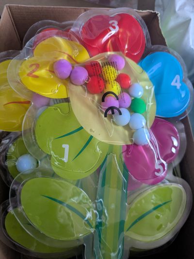 Flower colour sorting fidget