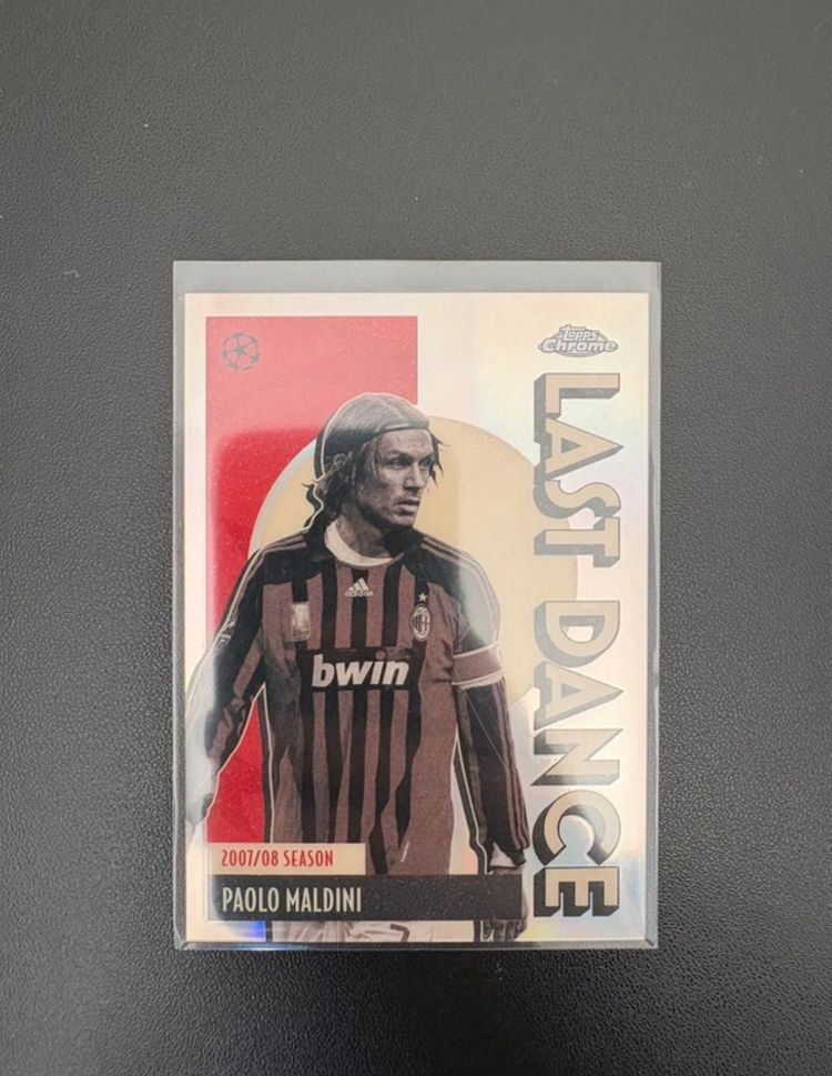 Paolo Maldini “Last Dance” Topps chrome