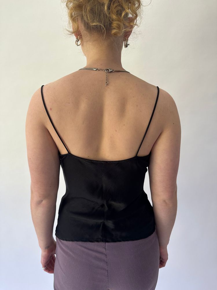 devil wears prada | small/medium old zara black cami top 6