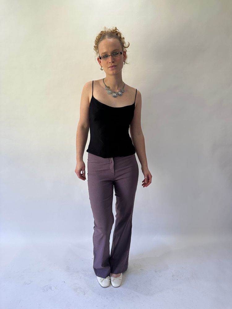 devil wears prada | small/medium old zara black cami top 3