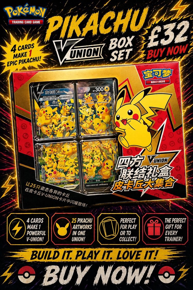 Pokémon Pikachu V Union Box Set