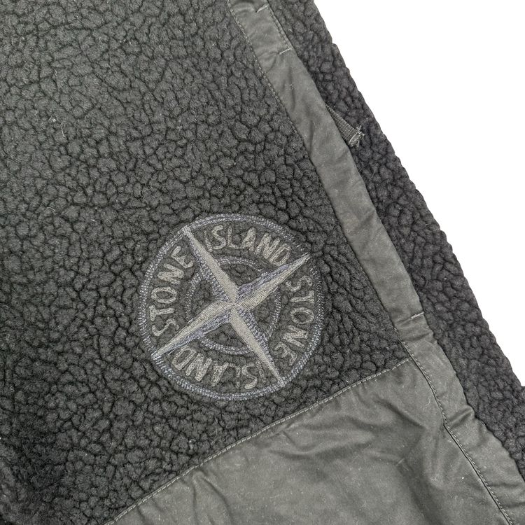 Stone Island 2022 Wool Blend Teddy Fleece Cargo Trousers  - Large image 10