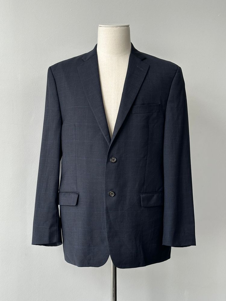 Ralph Lauren 2000s Check Pure Wool Single Breasted Blazer - 44R