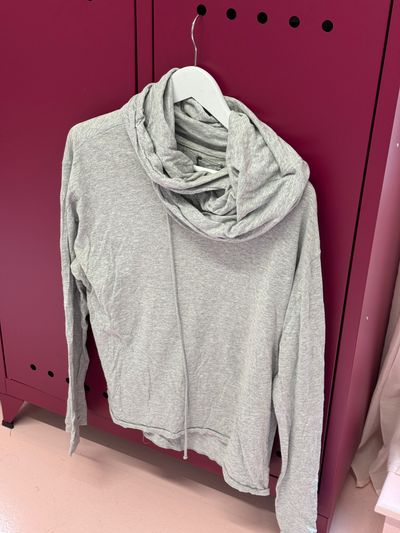 Grey Hooded top