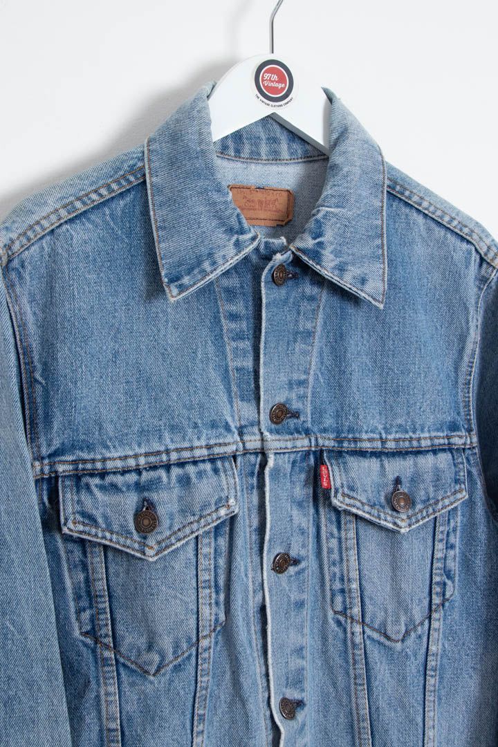Women's Levi's Type III Denim Trucker Jacket (S) image 2