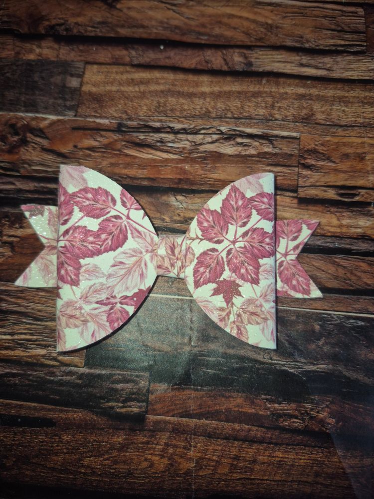 Autumn leaves large bow