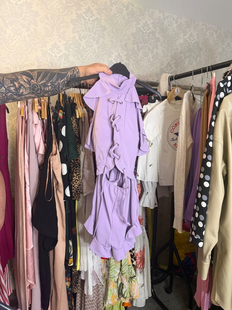 Pink Sleeveless Dress obraz 9