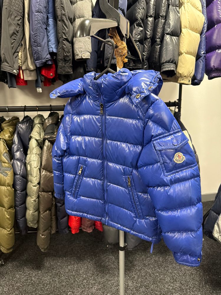 Age 6 Moncler Maya Blue Puffer Jacket