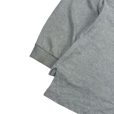 CP Company Grey Cotton Longsleeve Polo Shirt - Large 6