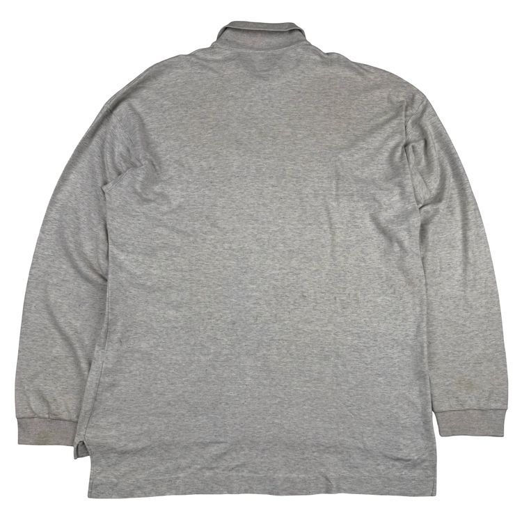 CP Company Grey Cotton Longsleeve Polo Shirt - Large 2