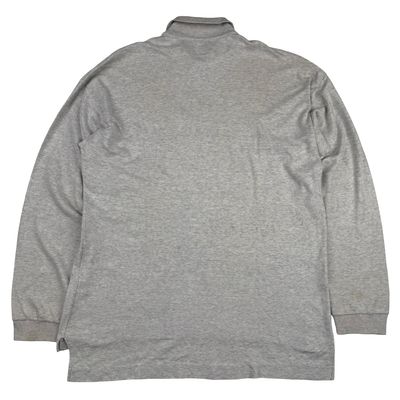CP Company Grey Cotton Longsleeve Polo Shirt - Large 2