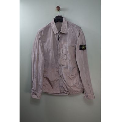 Stone Island Grey Nylon Metal Overshirt