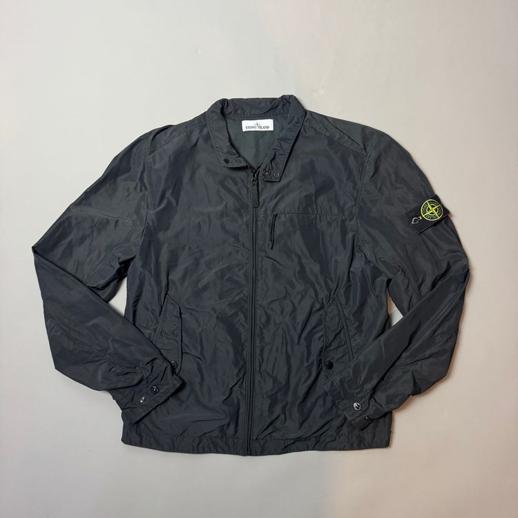 Stone Island Black Micro Reps Bomber Jacket - XL