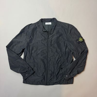 Stone Island Black Micro Reps Bomber Jacket - XL