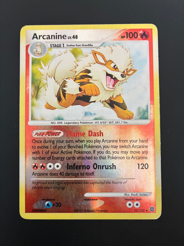 Arcanine REVERSE ENG GD/EX  image 1