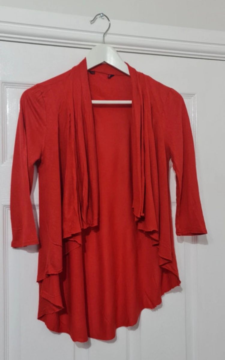 Other Red Open-Front Cardigan product image