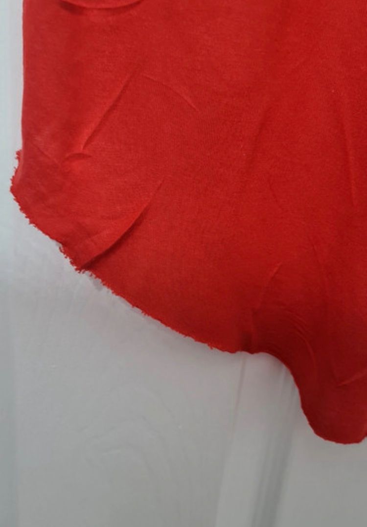 Red Open-Front Cardigan 5