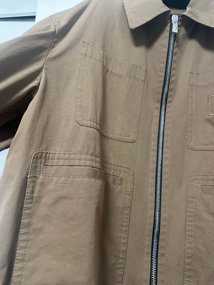 Versace brown zip-up jacket image 8