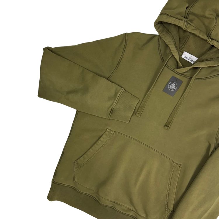 Sudadera con capucha Stone Island verde - talla M image 3