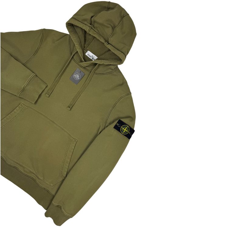 Sudadera con capucha Stone Island verde - talla M image 4