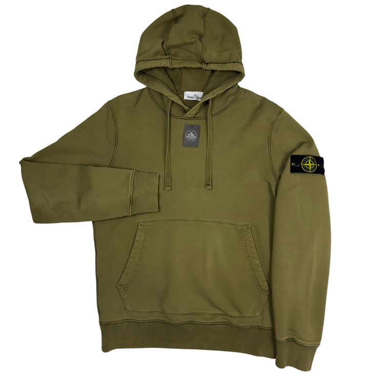 Immagine di Sudadera con capucha Stone Island verde - talla M 1
