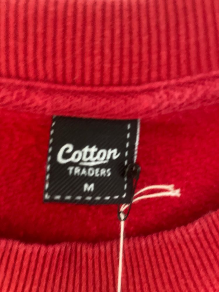Cotton Traders Red Sweatshirt obraz 2