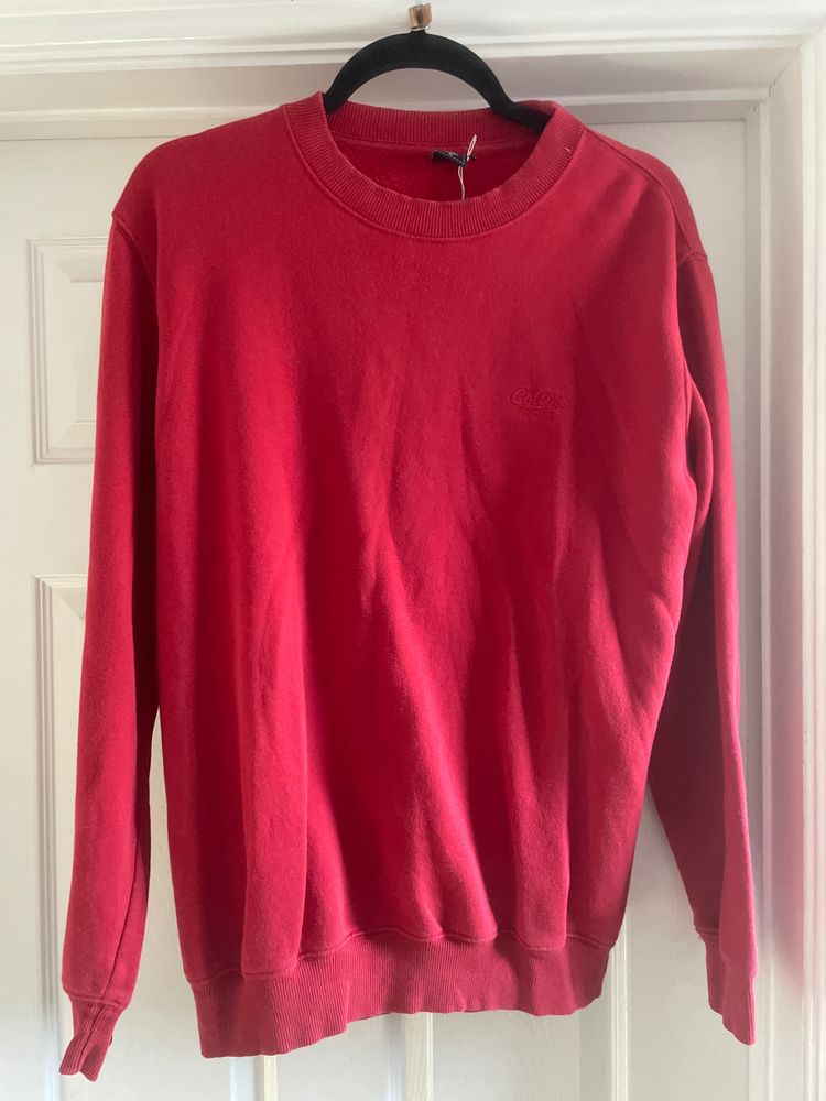 Cotton Traders Red Sweatshirt