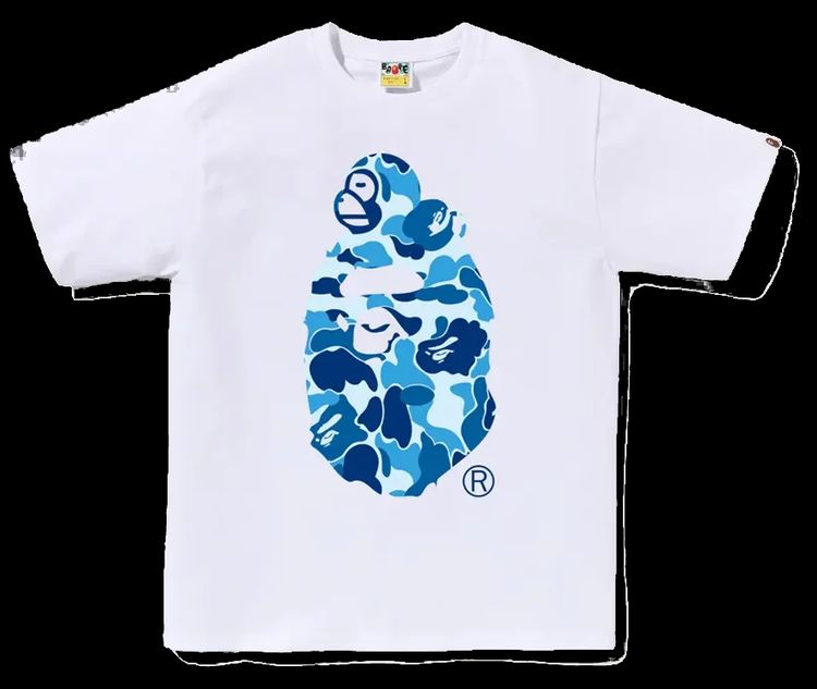 A Bathing Ape / Bape ABC Camo Milo On Bigh Ape White/Blue