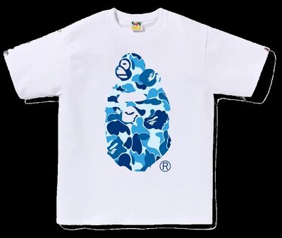 A Bathing Ape / Bape ABC Camo Milo On Bigh Ape White/Blue