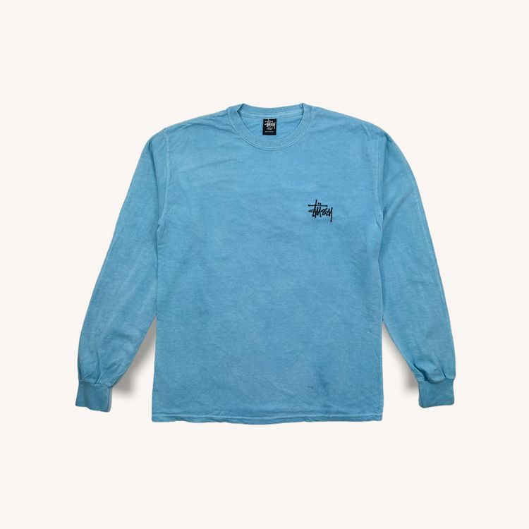 Stüssy Blue Deadstock Stüssy Embroidered Spellout T-Shirt (S) product image