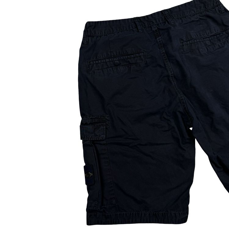 Stone Island 2019 Navy Slim Fit Cargo Shorts - 32 5