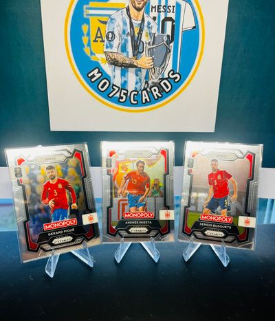 Lote Spain Monopoly Football Trading Cards