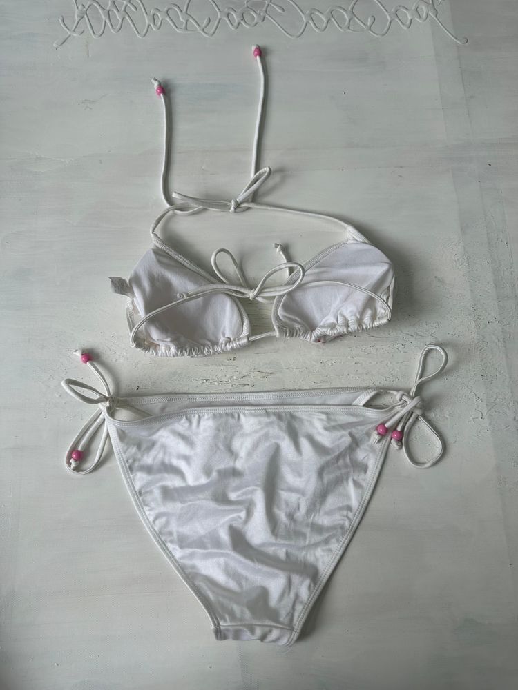 ‼️💻sailor drop | small white floral embroidered bikini set 8