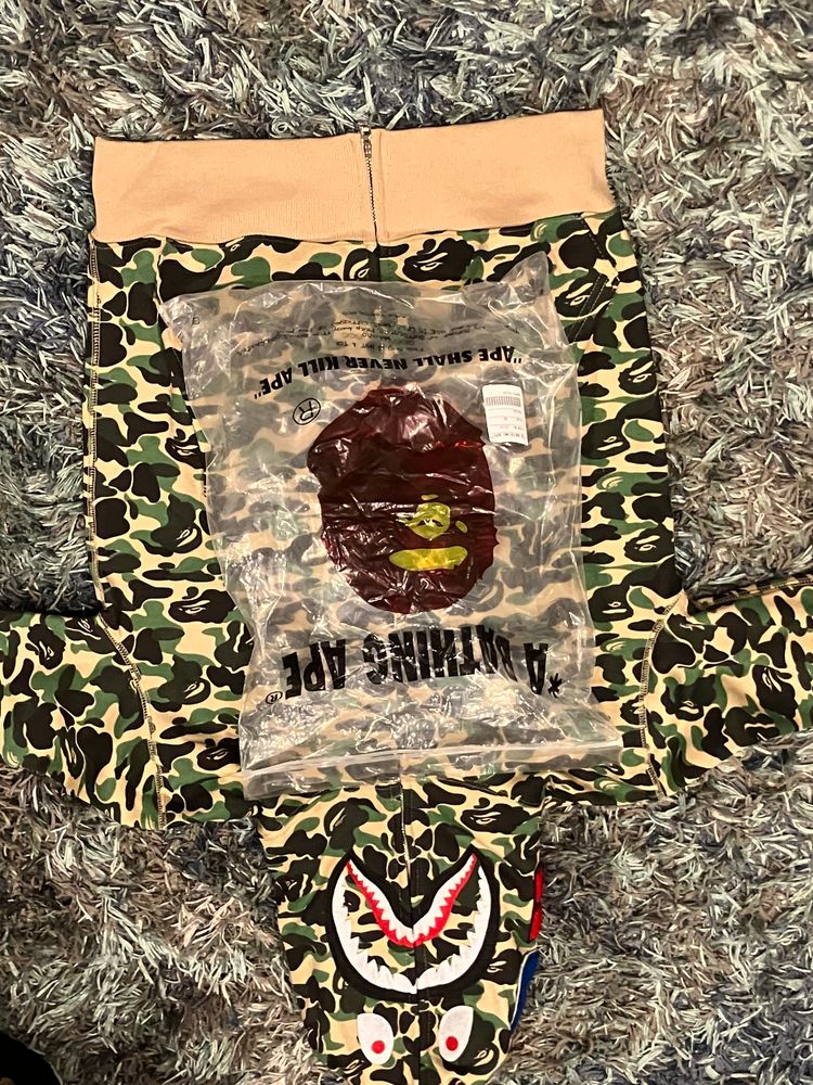 A Bathing Ape Camo Hoodie And Pants Set 2
