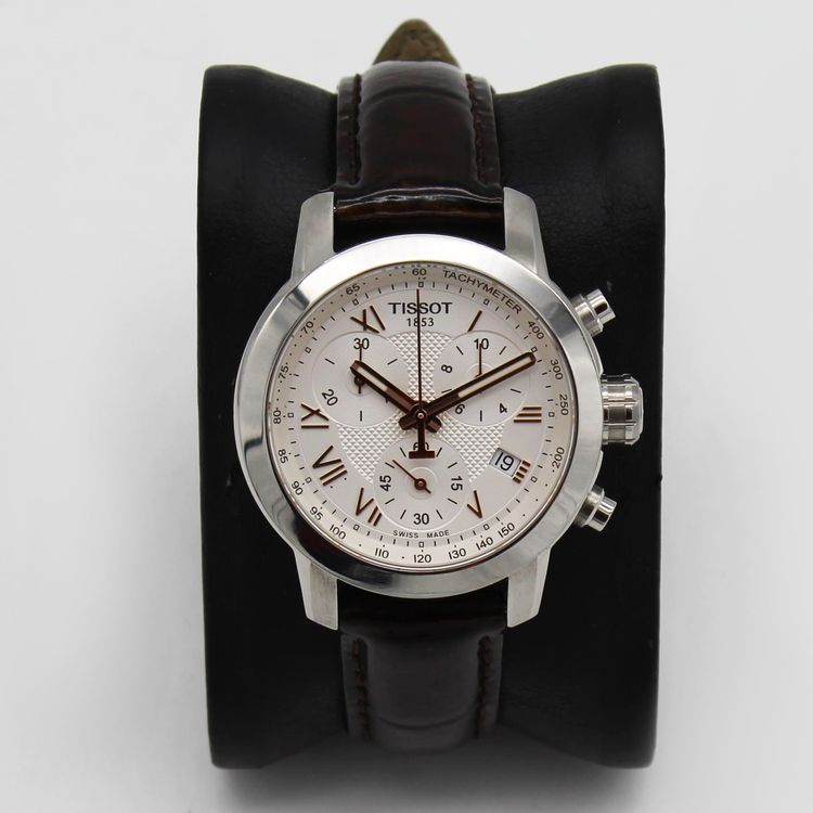 Tissot Ladies Tissot PRC 200 Chronograph White Dial Pre-owned T055.217.16.033.01 product image