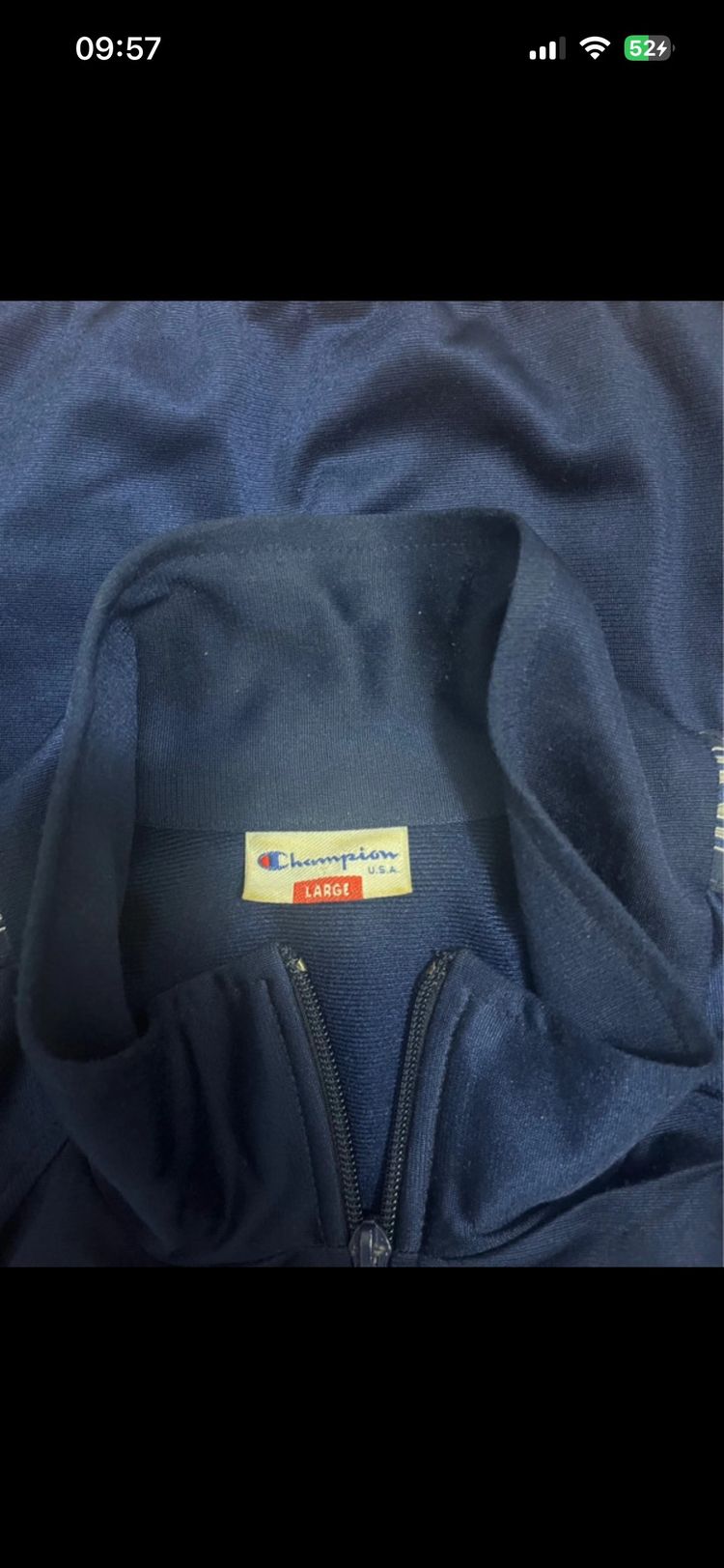 Champion Navy Blue Track Jacket image 3