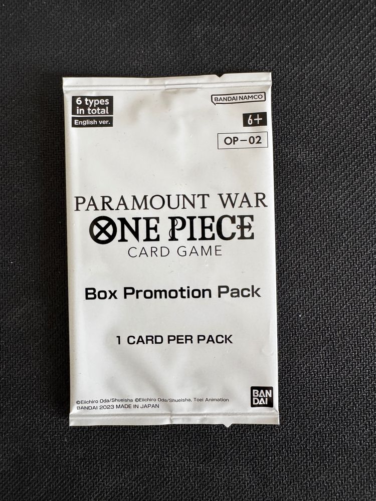 Immagine di Paramount War One Piece Card Game Box Promotion Pack 1