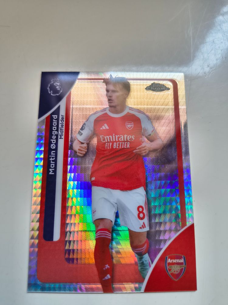 Martin Odegaard Football Trading Card image 1
