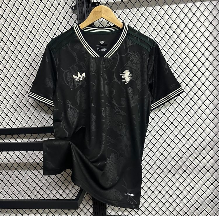 Juventus Men 25/26 Third Adidas Black Floral Patterned Sports Jersey imagen 6
