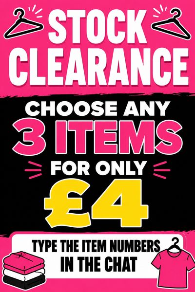 CHOOSE ANY 3 ITEMS – STARTING AT £4