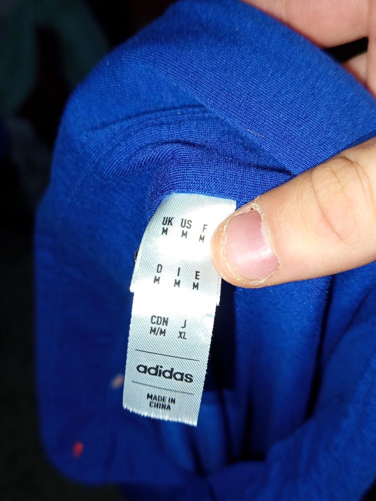 Adidas Blue Polo Shirt With Logo image 3