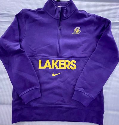 Nike Lakers purple quarter-zip sweatshirt