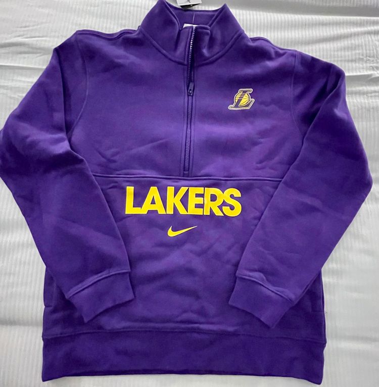 Nike Lakers purple quarter-zip sweatshirt image 2
